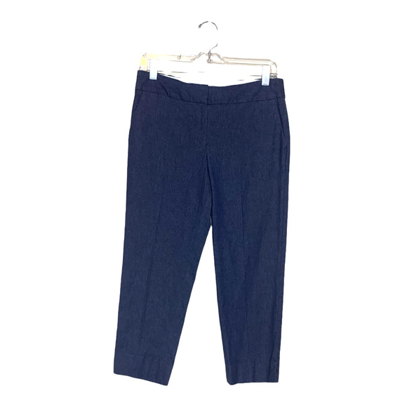 Talbots blue slim crop fit pants size 4 - Picture 1 of 10